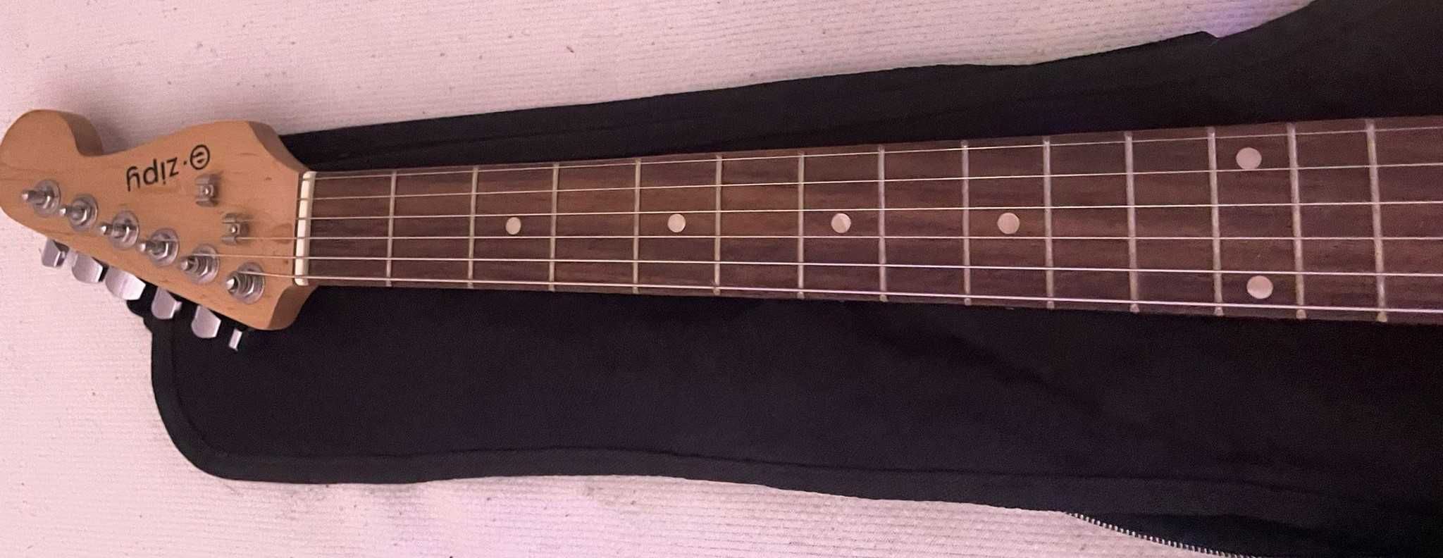 Guitarra zippy com amplificador - Nunca usada