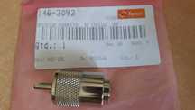 Ficha RF PL-259 UHF para cabo coaxial RG6, radioamador - NOVA