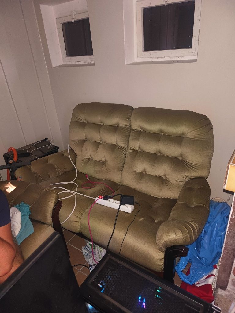 Piękny zestaw Sofa 3 os + sofa 2 os + fotel