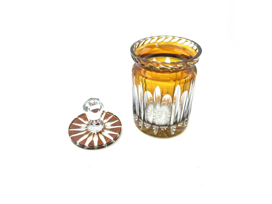 Bomboneira em cristal lapidado