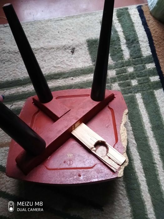 Стульчик - табурет, Роспись-хохлома,под реставрацию