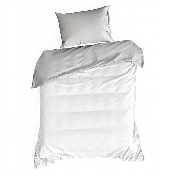 Pościel 140x200 poszewka 70x80 SATYNOWA Nova3 jednolita dwustronna kom