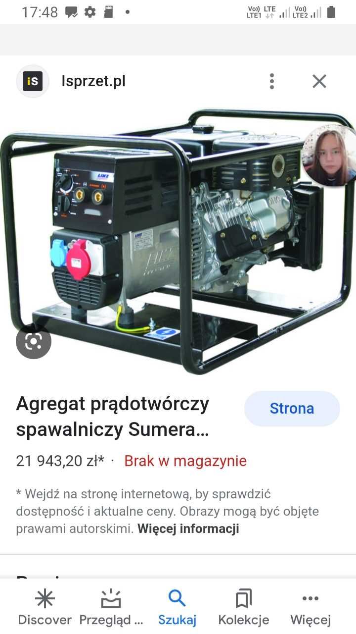 Agregat spawalniczo pradotworczy Linz