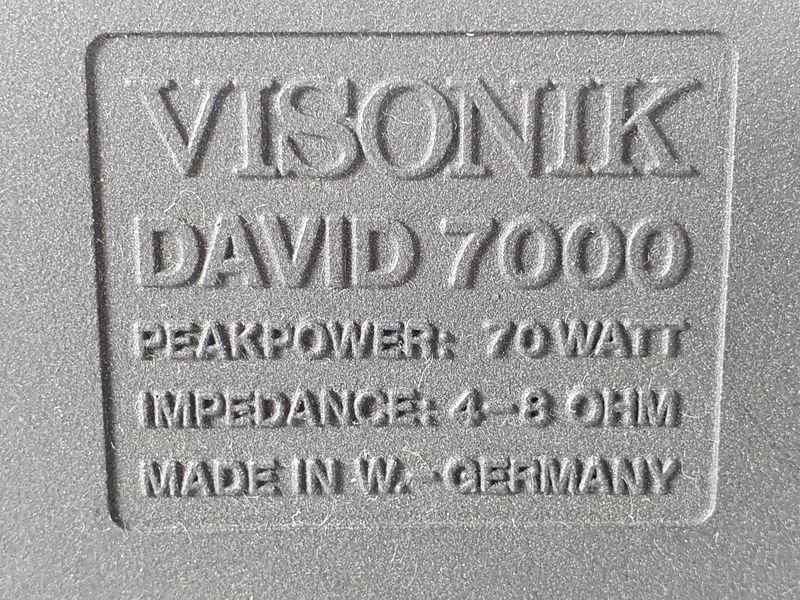 Kolumny monitory Visonik David 7000 4ohm 70W