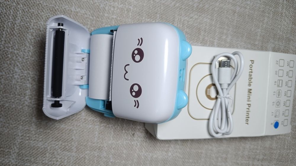 Портативний термопринтер JETIX Mini printer з великим набором