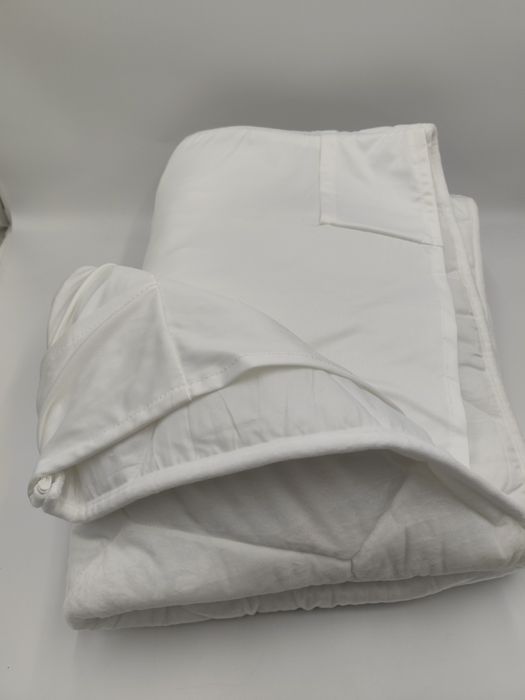 Ochraniacz na materac welurowy biały nowy