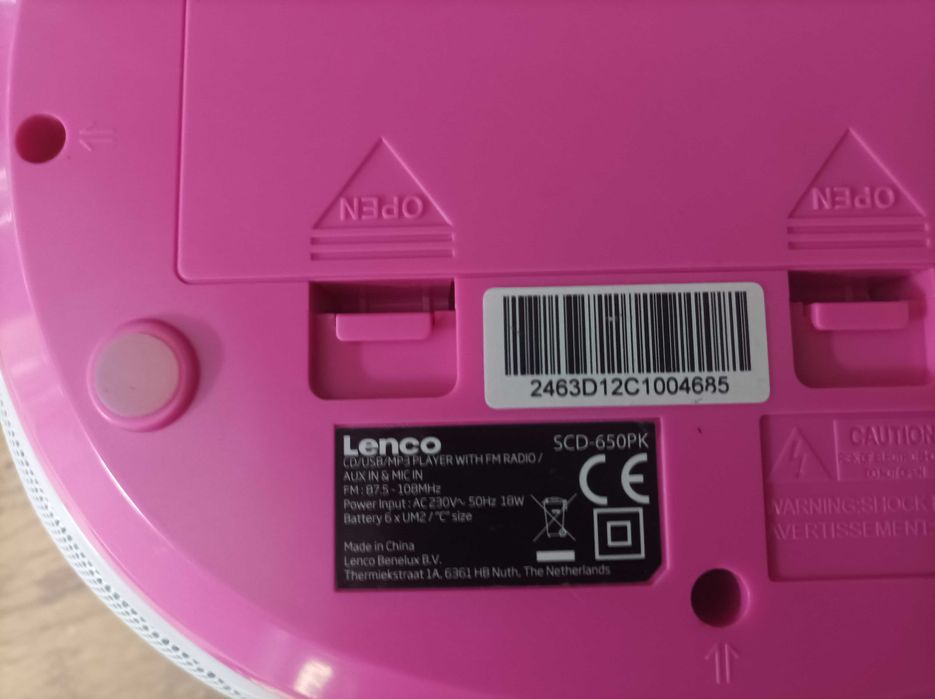 Radioodtwarzacz LENCO SCD-650 PK