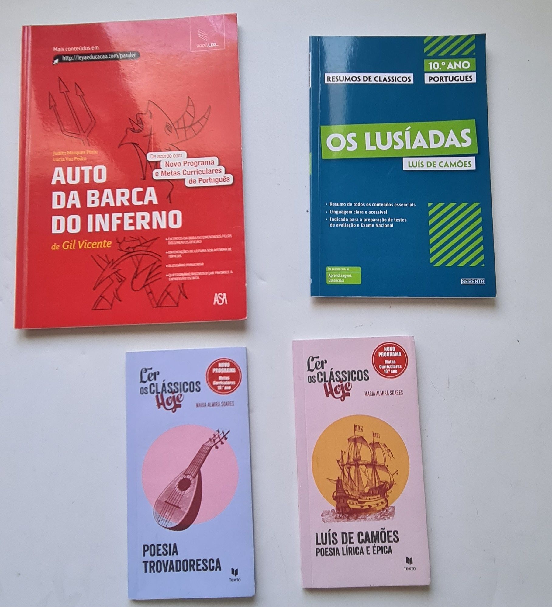 Livros de apoio ao estudo 10 ano