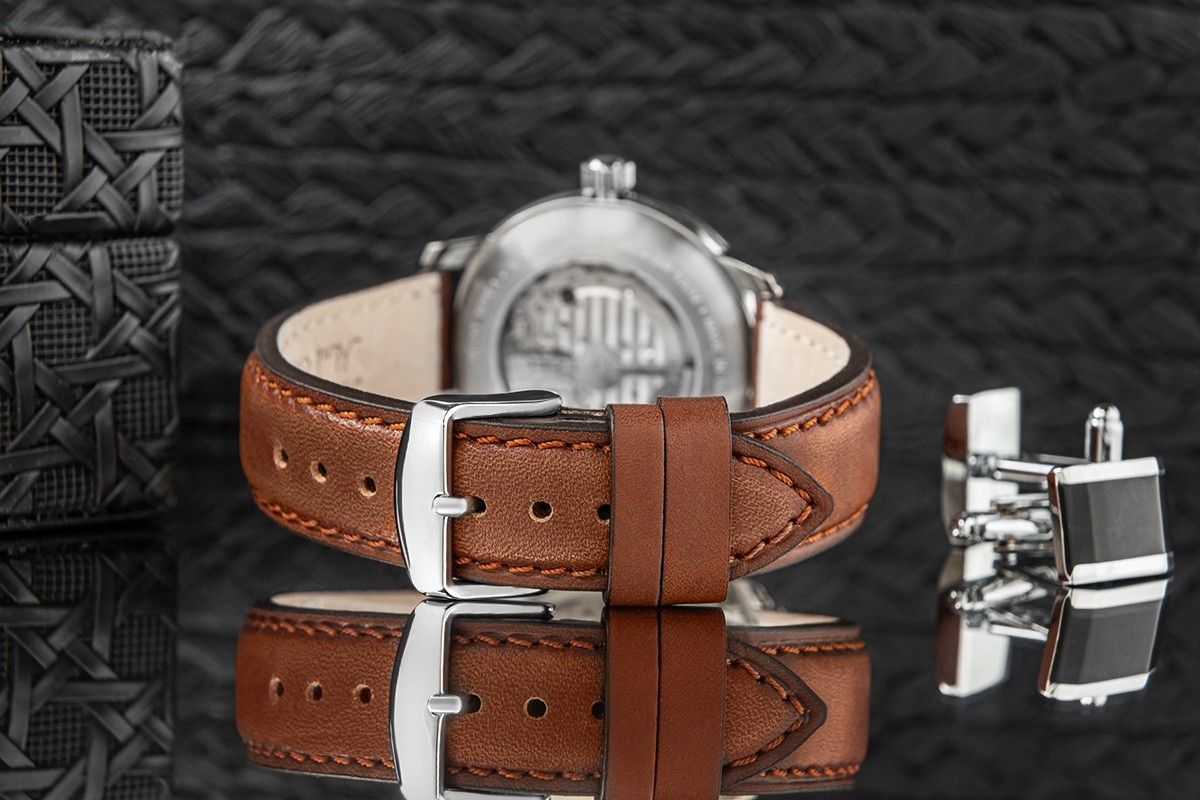 zegarek męski zeppelin mediterranee open heart automatic 9666-5 + box