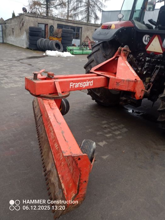 Równiarka pług na tuz do traktora niwelator obrotowy do śniegu