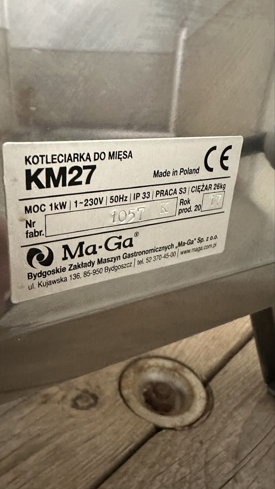 Kotleciarka Steaker Ma-Ga KM27 ‼️Okazja‼️