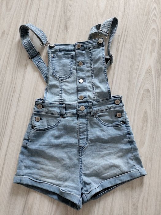 Krótkie ogrodniczki H&M rozmiar S