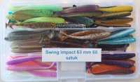 Swing impact 64 mm 6.3 cm 1.3 g - 60 szt zestaw przynęt #swingimpact
