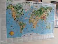 Mapa Świat w obrazkach