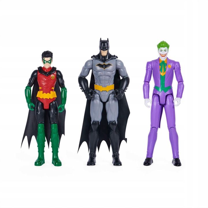Batman Zestaw 3w1 Dc Comics Duże Figurki 30cm Batman Robin Joker