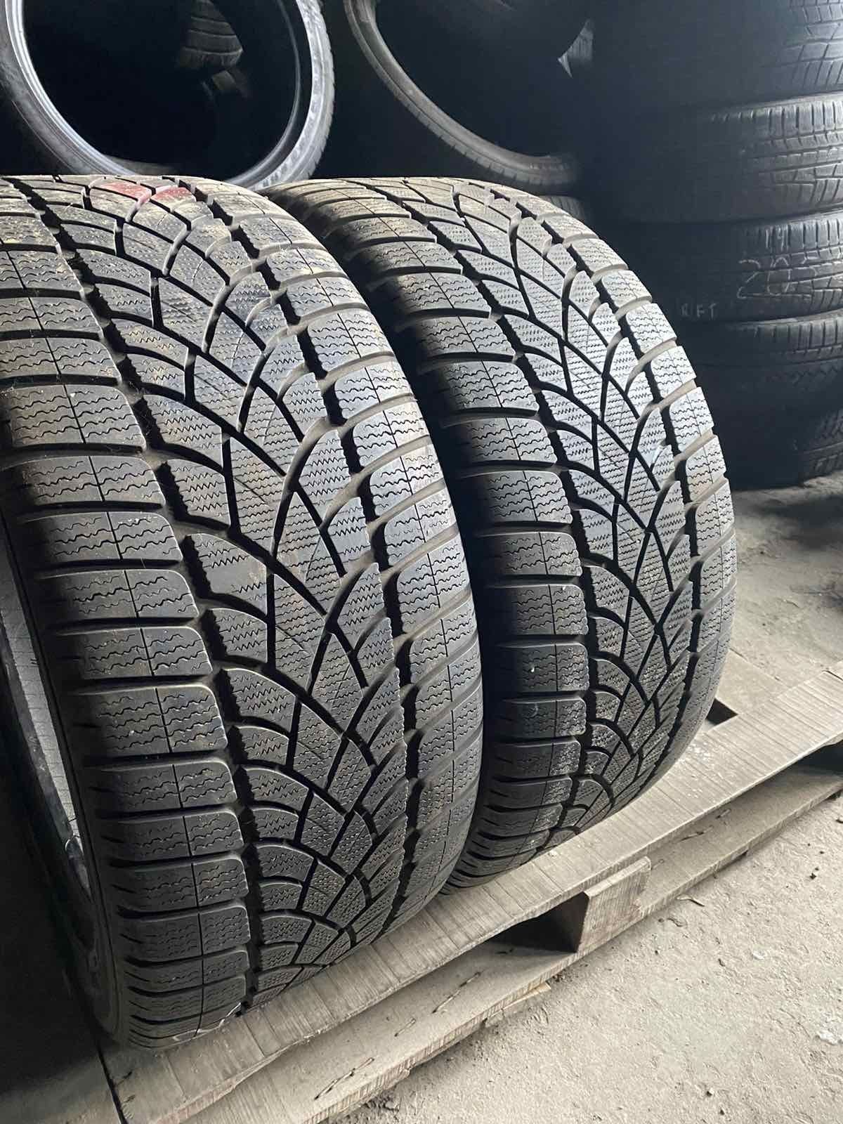 265.45.18 Dunlop 2шт зима БУ склад шины резина 45 R18 Шиномонтаж Харьк