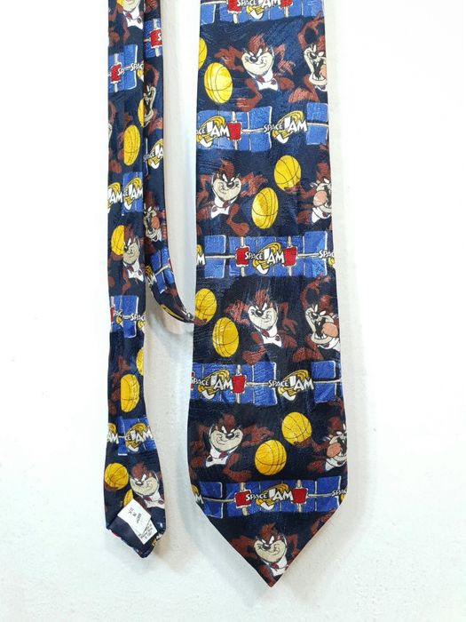 Krawat Space Jam kosmiczny mecz 155cm retro vintage 1997 rok