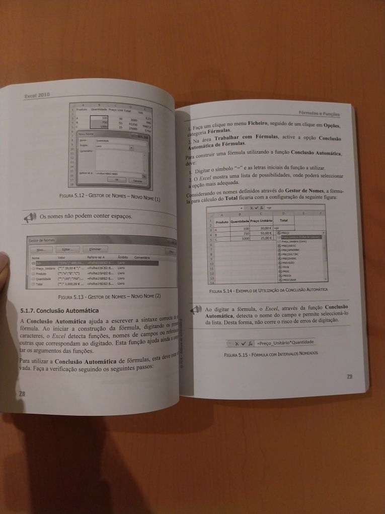 Livro sobre Excel