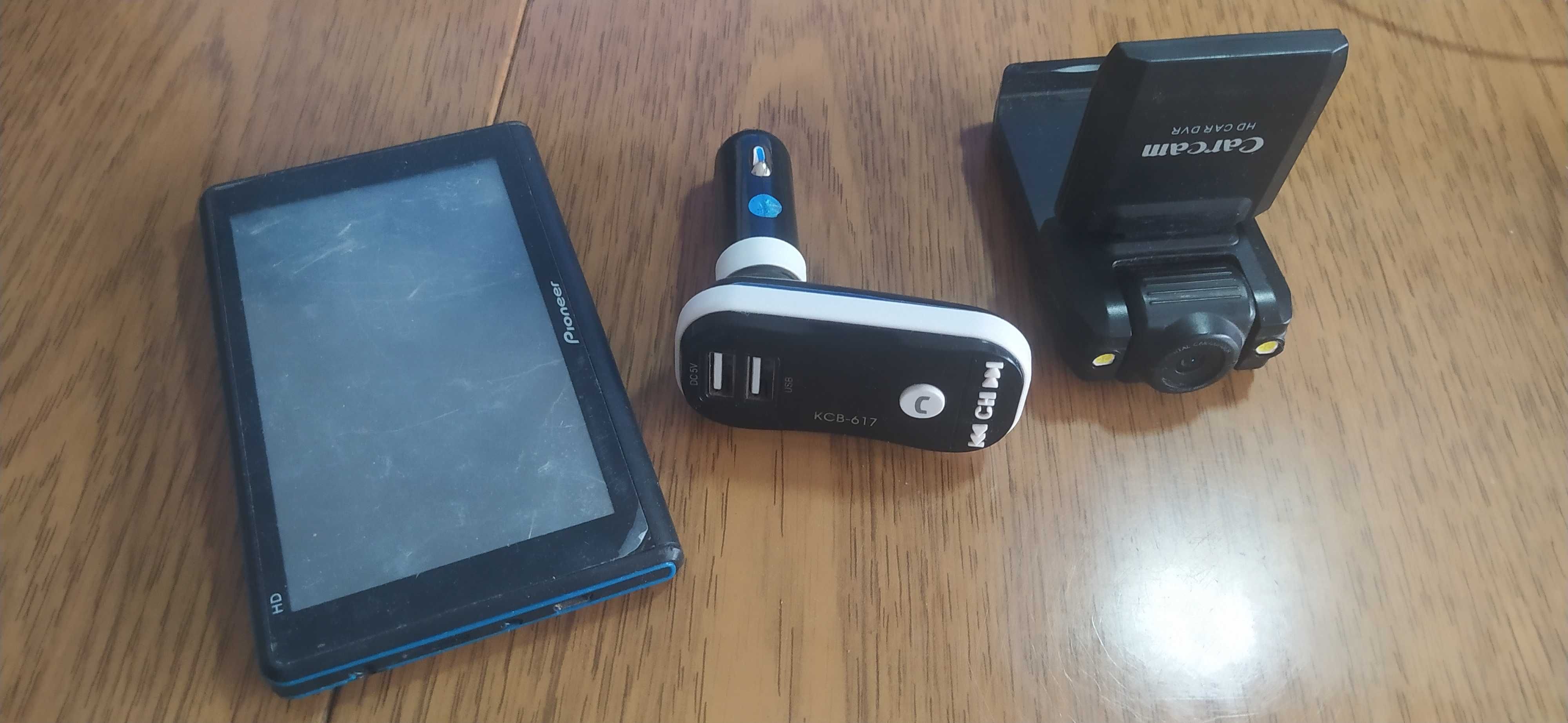 Видеорегистратор CARCAM P5000 HD и навигатор pioneer x52 на запчасти