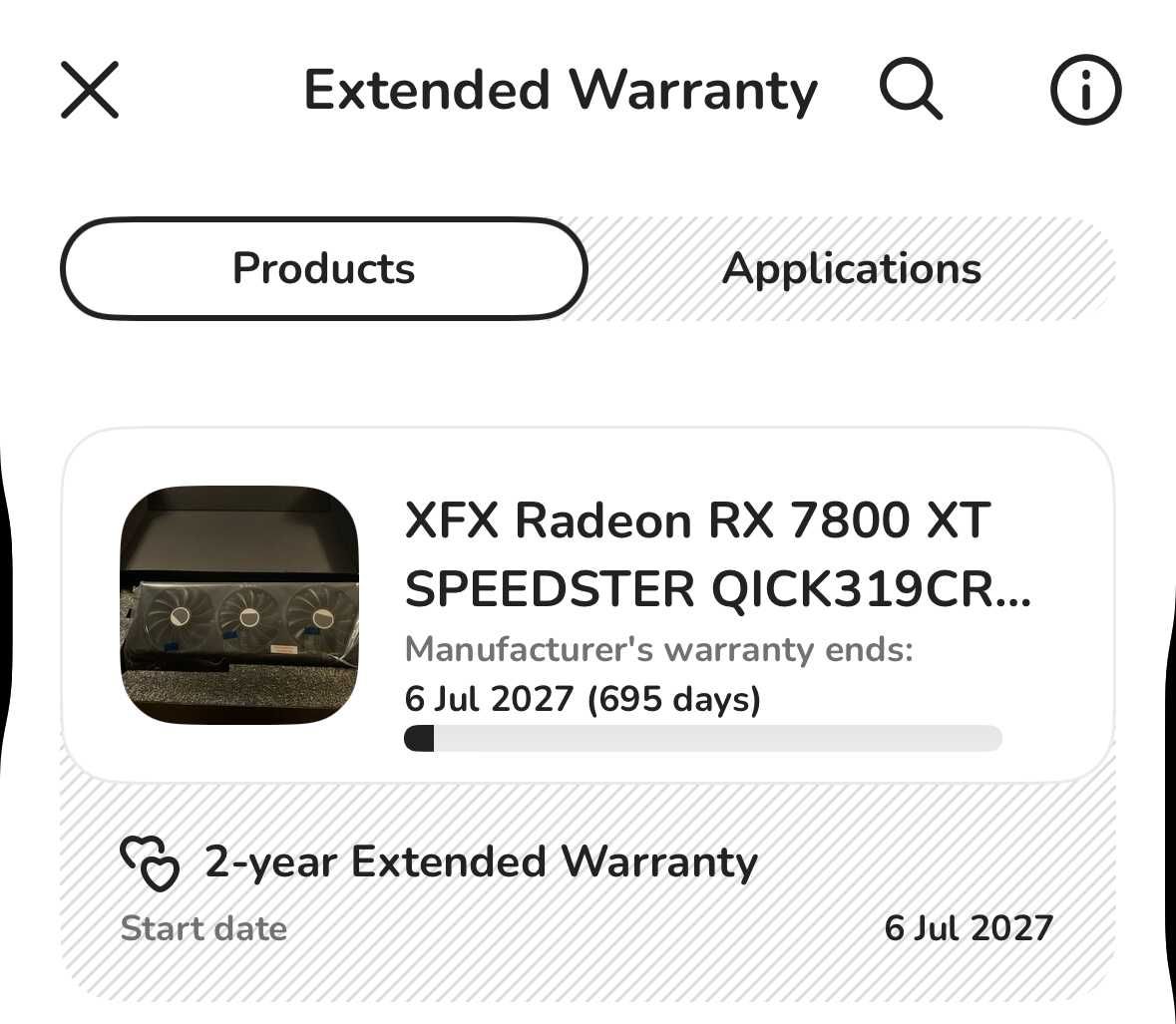 Nowa! XFX Radeon RX 7800 XT QICK 319 16GB – dodatkowe 2 lata gwarancji