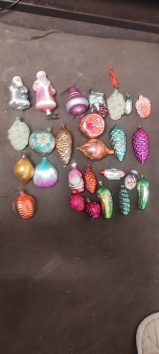 Новогодние ёлочные игрушки  ссср