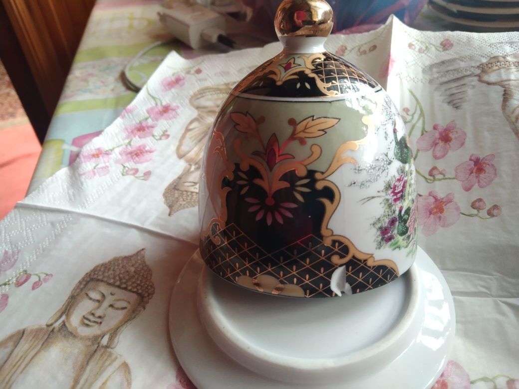 Лимонниця керамічна та чашка з блюдцем