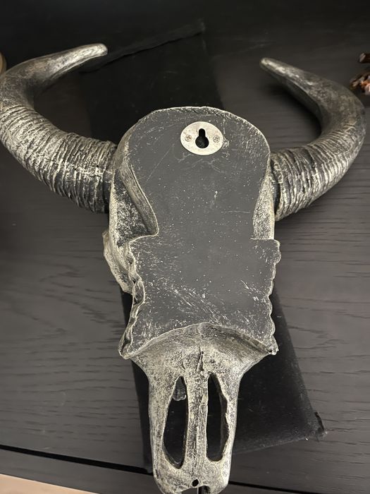 Crânio Decorativo com Chifres – Estilo Ornamental