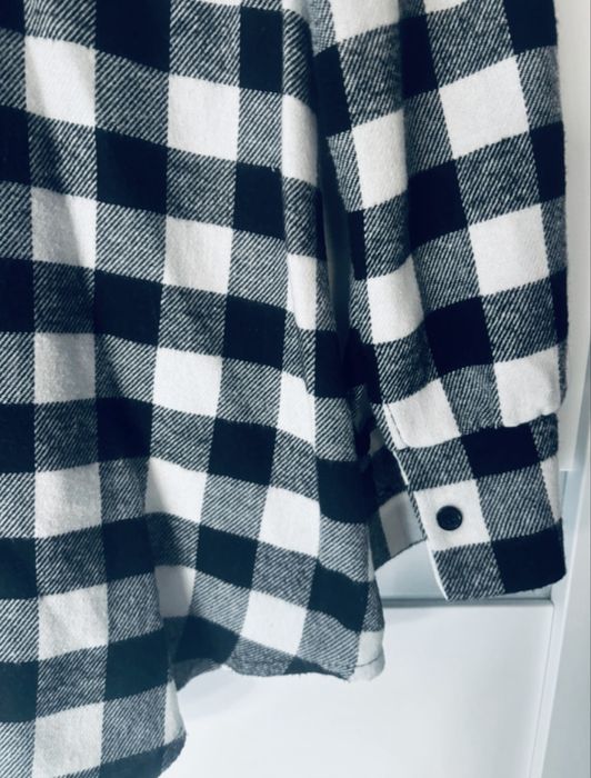 Tunika koszula kratka ciaza ciazowa na jesien mogito M 38 w krateczke