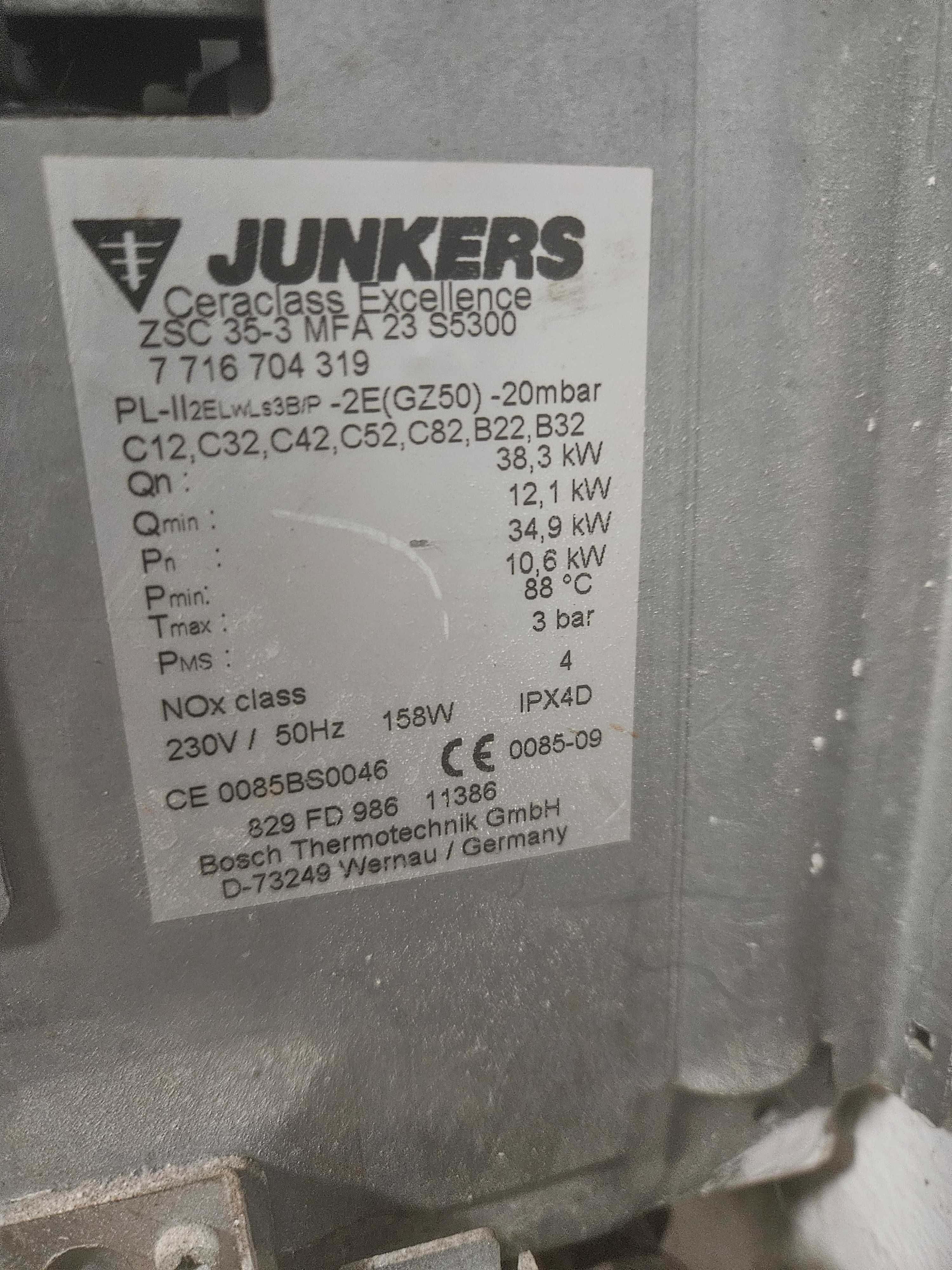 płyta główna do pieca kotła gazowego Junkers ZSC 35-3 MFA