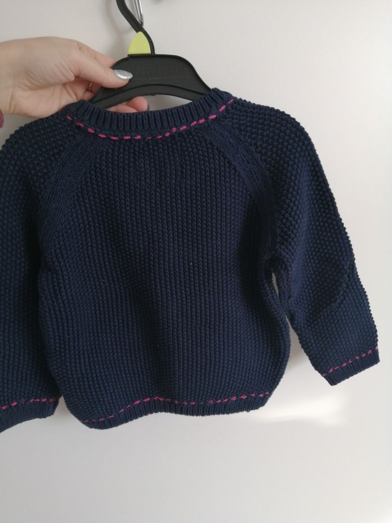 Sweterek sweter dziewczęcy 74 nowy