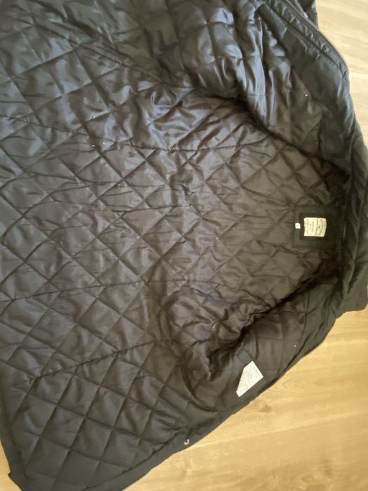 Tom Tailor damska kurtka czarna rozm 36 S pikowana ocieplana woskowana