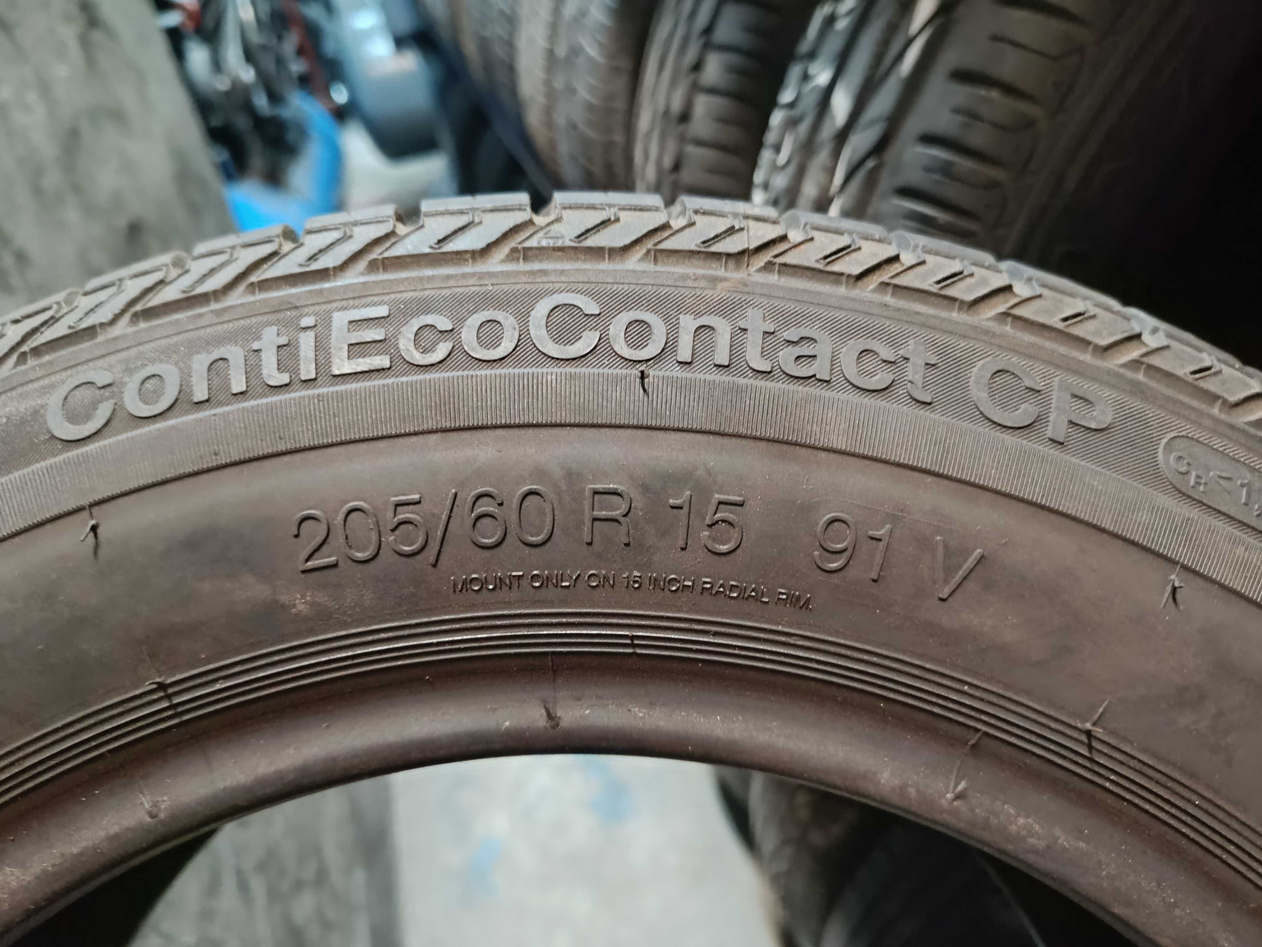 2x 205/60R15 Continental ContiEcoContact CP Lato Używane FV Siedlce