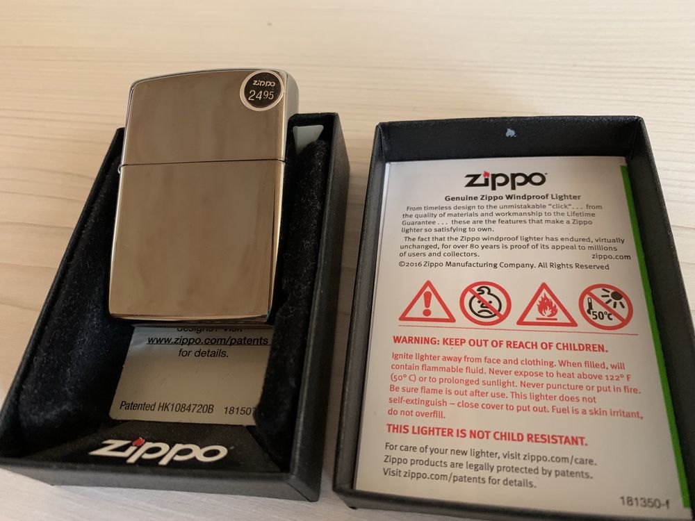 Классическая бензиновая зажигалка Zippo 150 Classic Black Ice