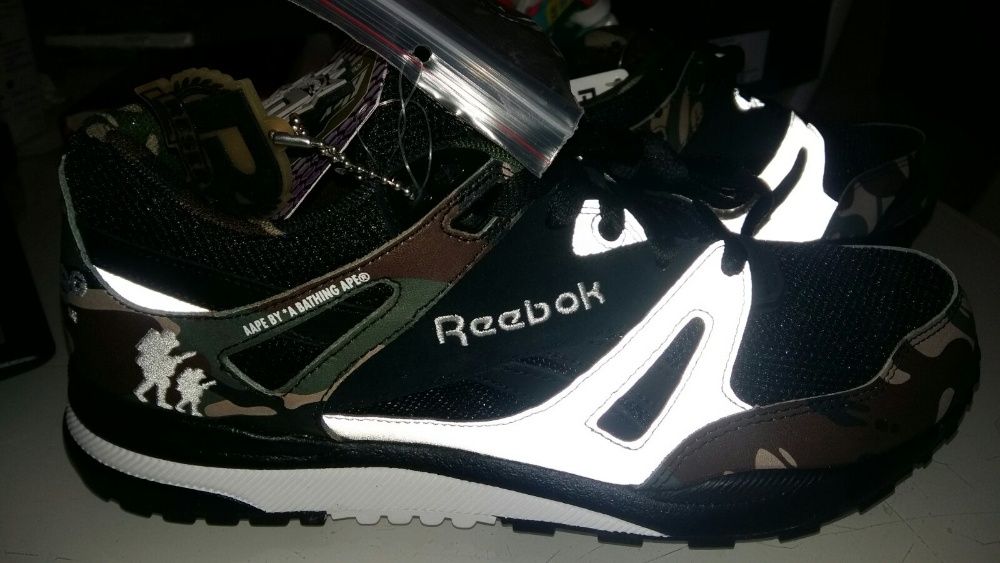 Нові кросівки Reebok Ventilator x Bape Aape by Bathing Ape