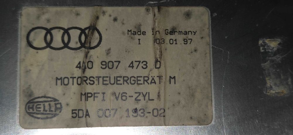 Komputer sterownik silnika + wiązka Audi A4 B5 2.6 V6 ABC 150KM