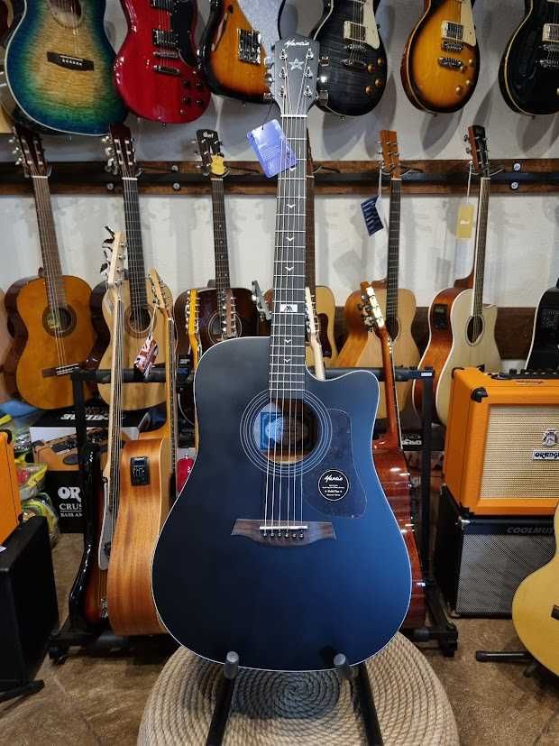 Mantic GT-10DC BK gitara akustyczna z litym świerkowym topem GD10DC