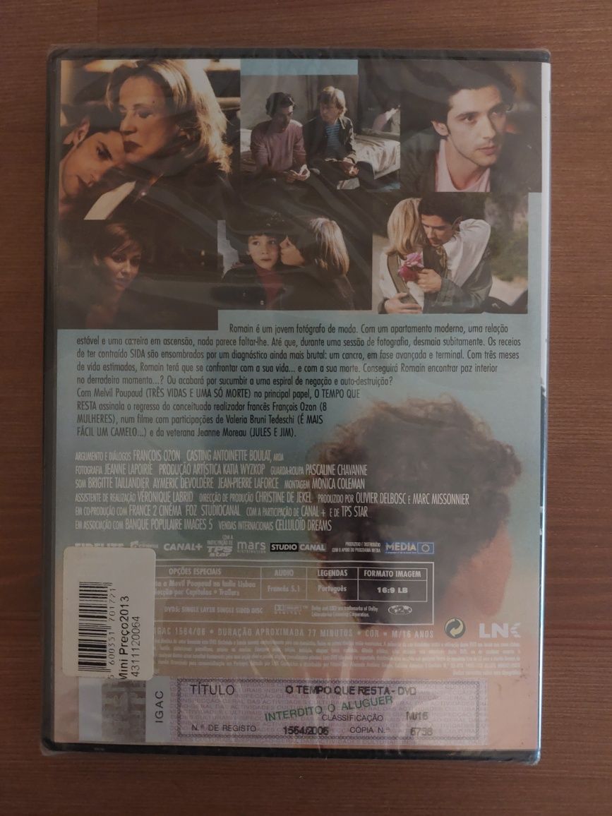 DVD NOVO e SELADO - " O Tempo que Resta " (2005)