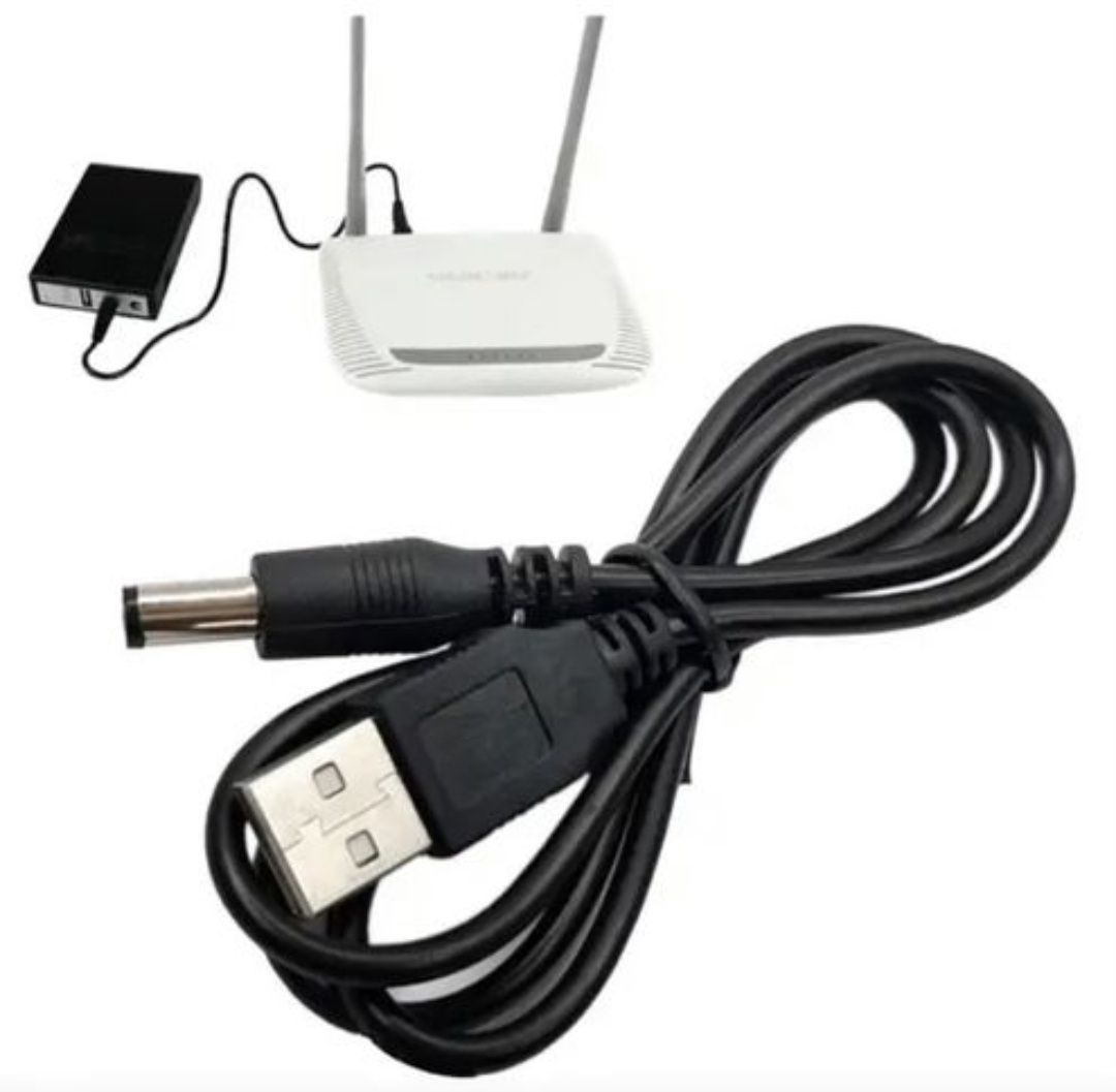USB Кабель с повышающим модулем  12V