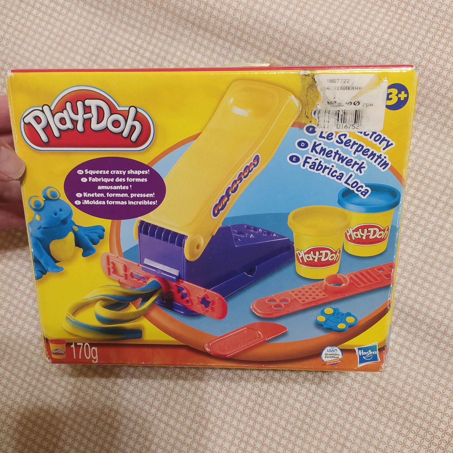 Игровой набор Play-doh веселая фабрика. Формочки. Домино Vladi Влади.