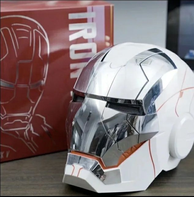 Máscara Iron Man Automática Premium Iron Patriot War Machine 1:1