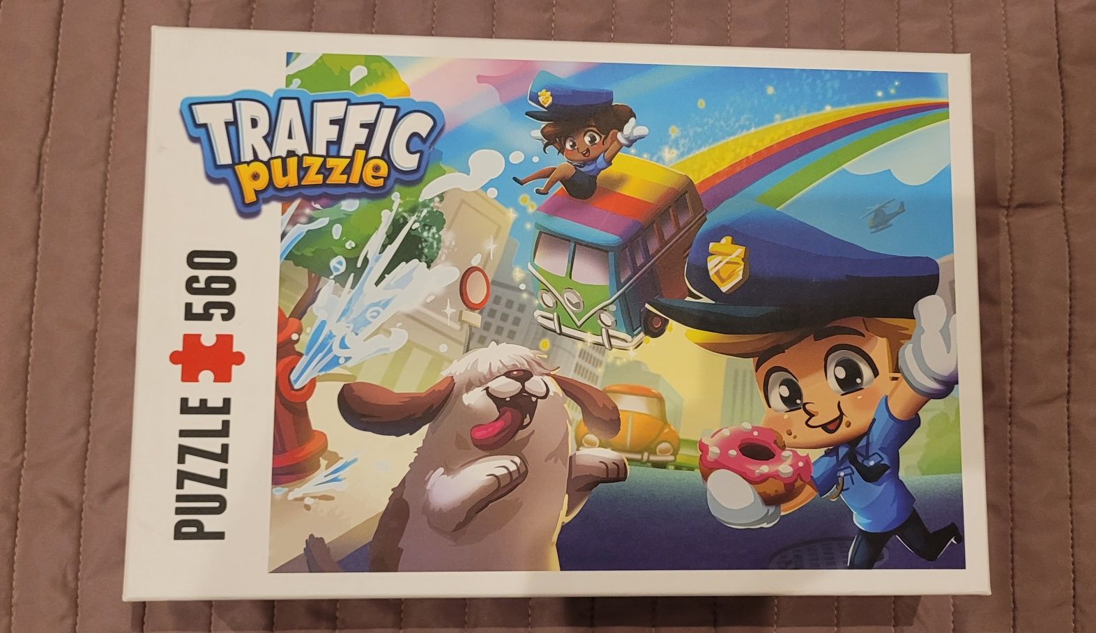 Puzzle Traffic 560 elementów. Nowe.