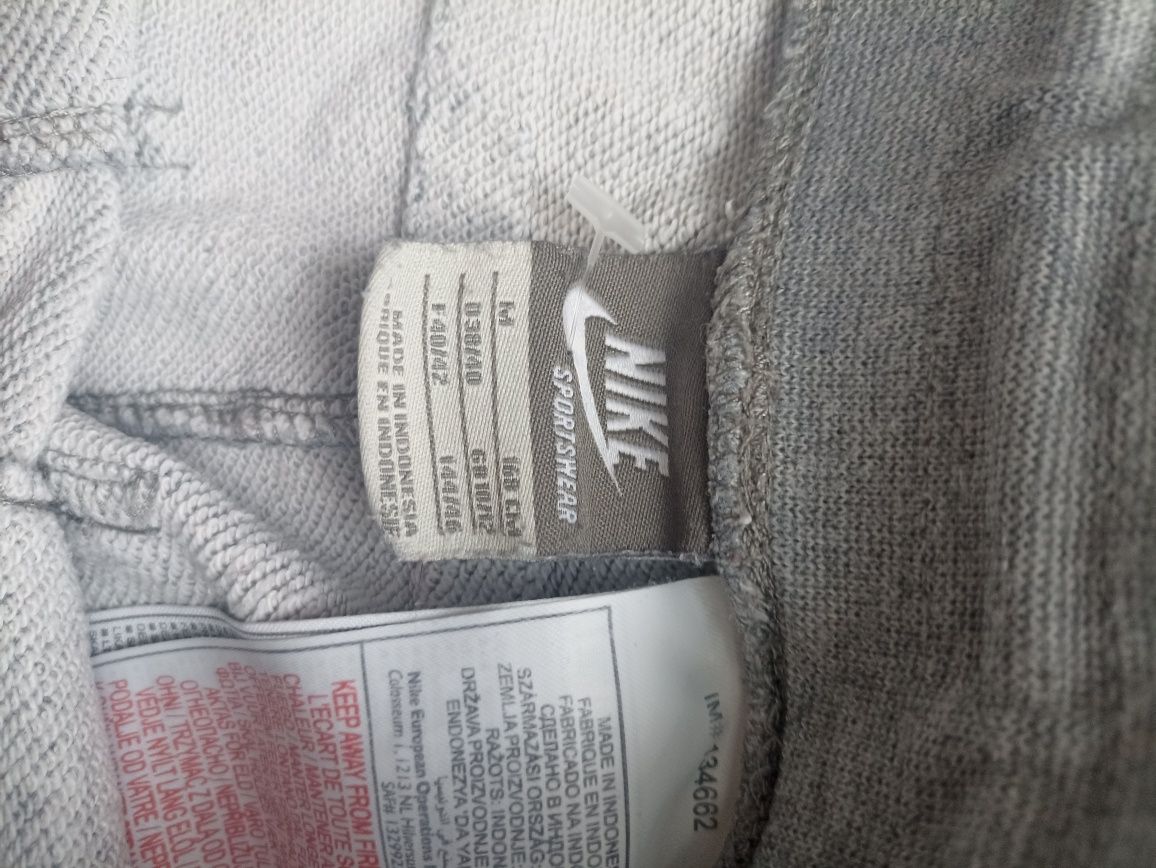 dresy Nike vintage szare męskie modne wygodne ciepłe y2k