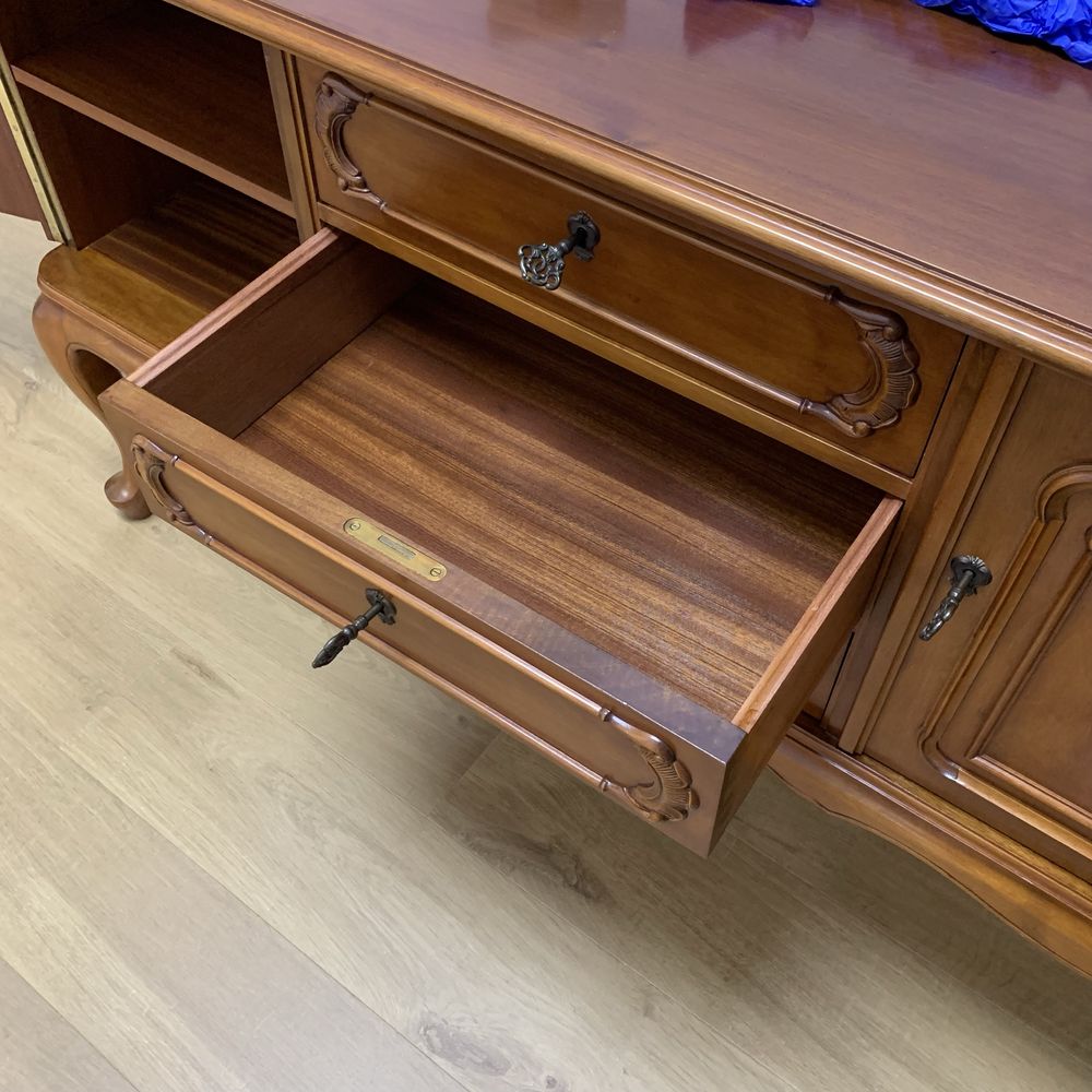 Komoda + stolik w stylu ludwikowskim Chippendale