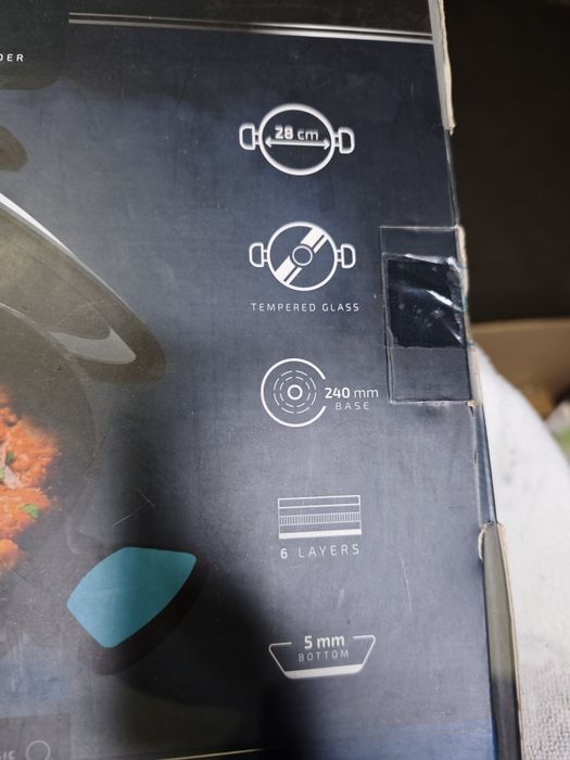 Panela com tampa 28 cm Alumínio Forjado