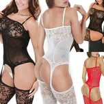 Bielizna Erotyczna Nocna Koronkowa Bodystocking