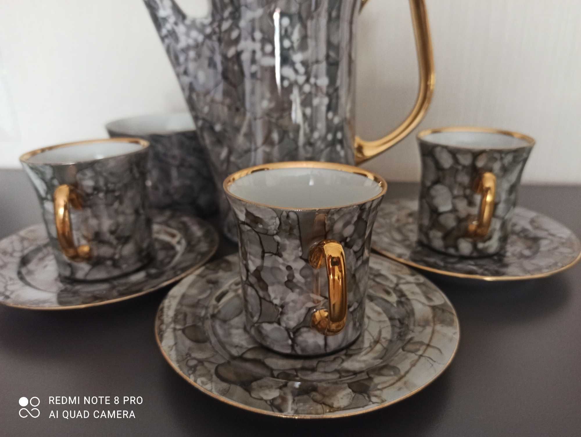Serwis kawowy Aleksander, porcelana Włocławek