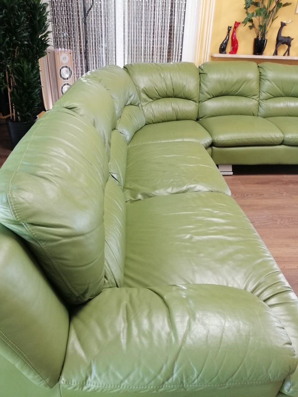 Narożnik wypoczynek kanapa do salonu  skórzany  300 x 250 Agata Meble