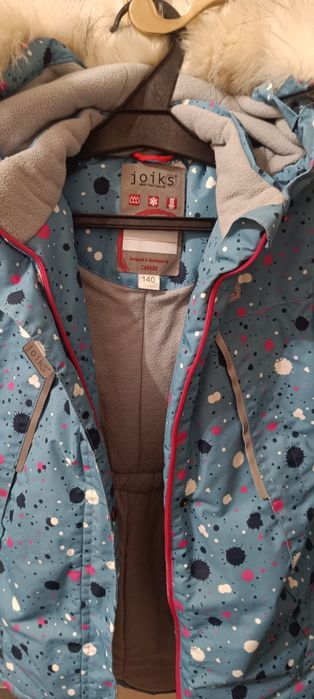 Зимова куртка-парка для дівчинки рр 140