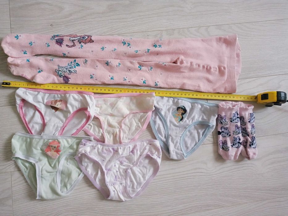 Zestaw majteczki, rajstopy i skarpety dla dziewczynki