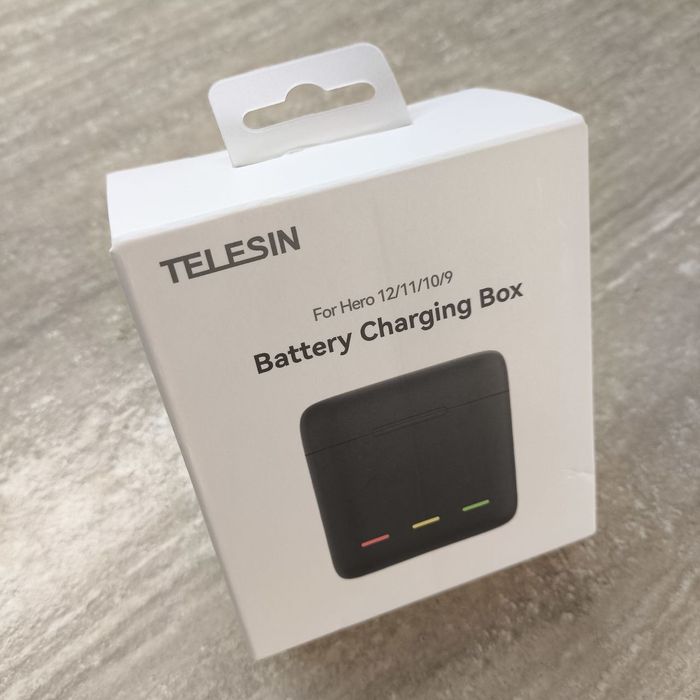 Бокс для екшн камер/Зарядний пристрій Telesin для GoPro 9/10/11/12